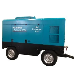 7~30 bar Heavy Duty Diesel Engine Movable/Portable Direct Drive Rotary Screw Type Air Equipment for Drilling and Mining Industry
